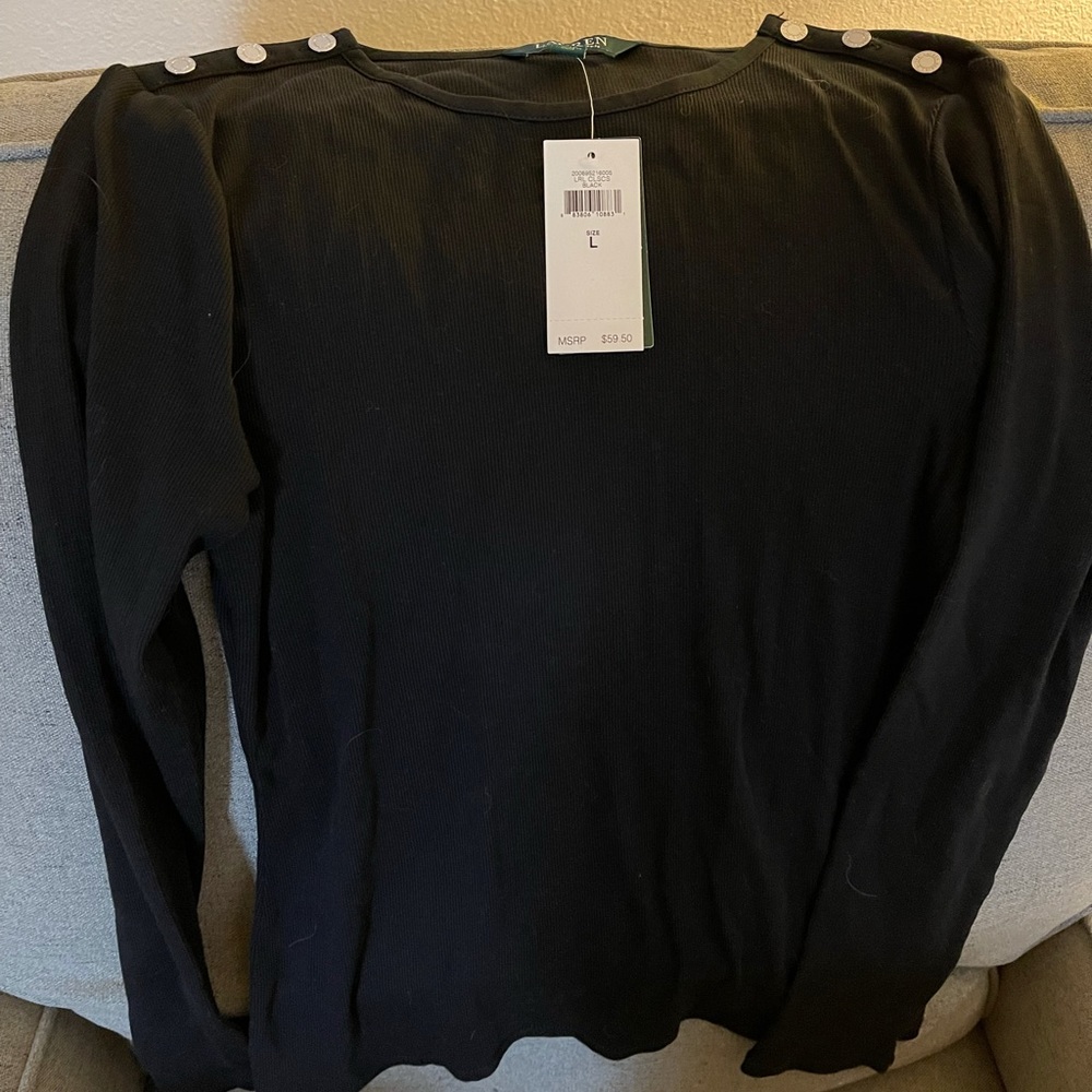 NWT Ralph Lauren long sleeve top